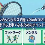 バドミントンのシングルスで勝つためのコツ15個を解説！初心者でも上手くなるためのポイントを伝授