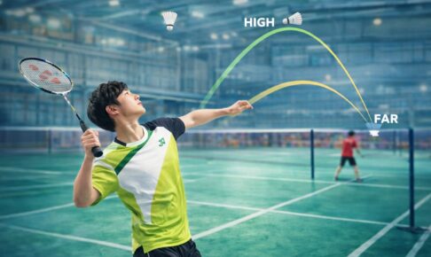 バドミントンのハイクリアーの打ち方完全ガイド｜遠く高く飛ばすコツとポイントを徹底解説