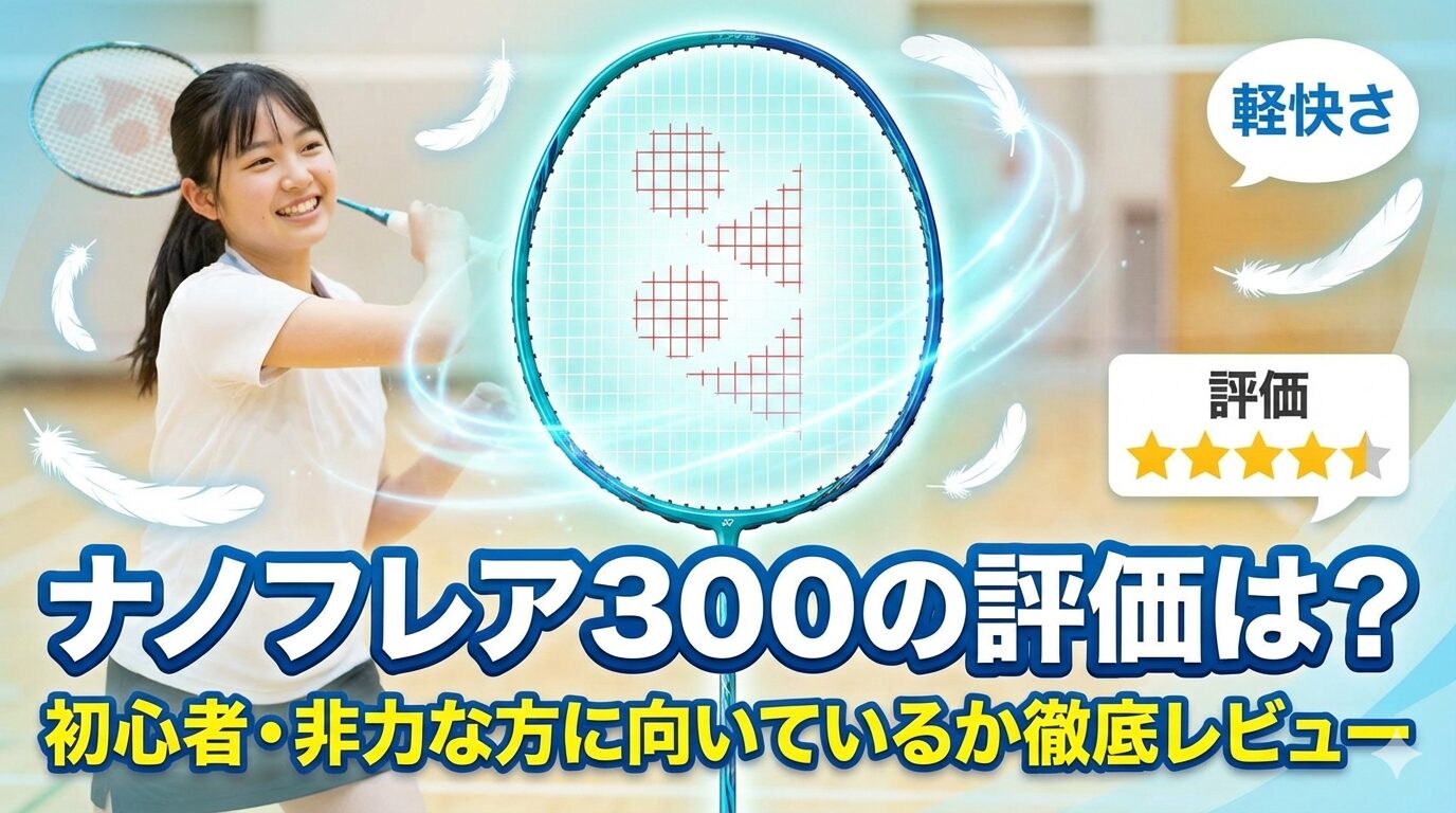 ナノフレア300の評価は？初心者・非力な方に向いているか徹底レビュー