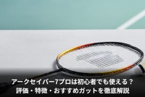 アークセイバー7プロは初心者でも使える？評価・特徴・おすすめガットを徹底解説