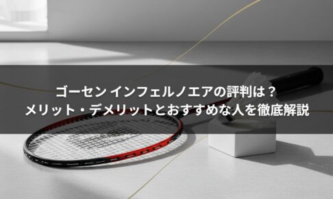 ゴーセン インフェルノエアの評判は？メリット・デメリットとおすすめな人を徹底解説