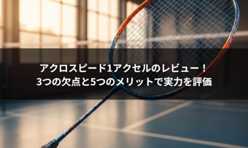 アクロスピード1アクセルのレビュー！3つの欠点と5つのメリットで実力を評価